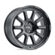 Black Rhino alu disky 17x8.5 ET10 5x150, matné, černé, Black Chase Black Rhino