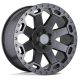 Alloy Wheel 17x9 ET-12 5x127 Matte Gunmetal Warlord Black Rhino