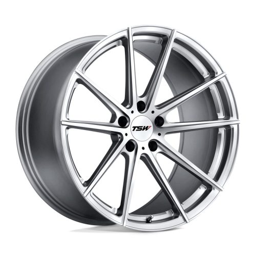 Alumínium felni 20x8.5 ET40 5x114.3 Bathurst Silver W/ Mirror CUT Face TSW