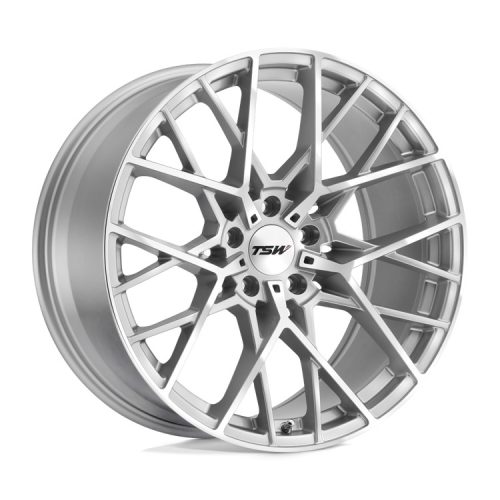 Alumínium felni 20x8.5 ET40 5x114.3 Sebring Silver W/ Mirror CUT Face TSW