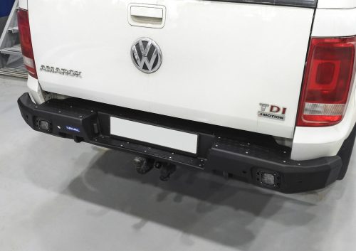 RIVAL4x4 hliníkový zadní nárazník s držákem na tažné zařízení a LED světly pro Volkswagen Amarok