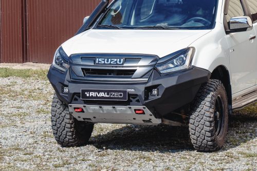 RIVAL4x4 hliníkový přední nárazník s držákem navijáku s LED světlem pro Isuzu D-MAX 2017-2020