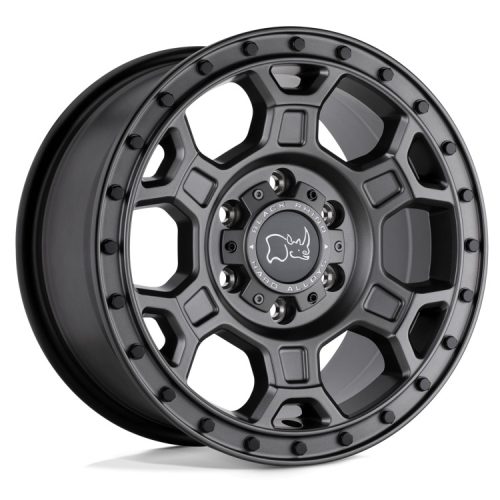 Alumínium felni 16x8 ET45 6x130 Matte Gunmetal W/ Black Bolts Midhill Black Rhino