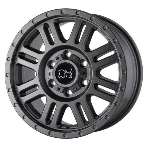 Alumínium felni 16x8 ET45 6x130 Matte Gunmetal Yellowstone Black Rhino