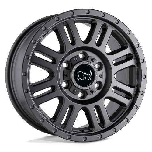 Alloy Wheel 17x8 ET45 5x160 Matte Gunmetal Yellowstone Black Rhino