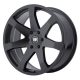 Black Rhino alu disky 20x8.5 ET35 5x120, matné, černé, Matte Black Mozambique