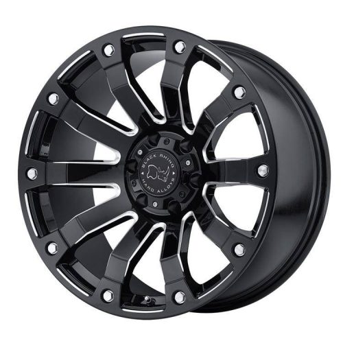 Alumínium felni 20x9 ET0 5x139.7 Gloss Black Milled Selkirk Black Rhino