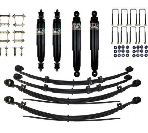 EFS felfüggesztés +40 mm futómű emelő készlet Nissan Patrol 160 hosszú 5 ajtós 1980-1983 kereklámpás