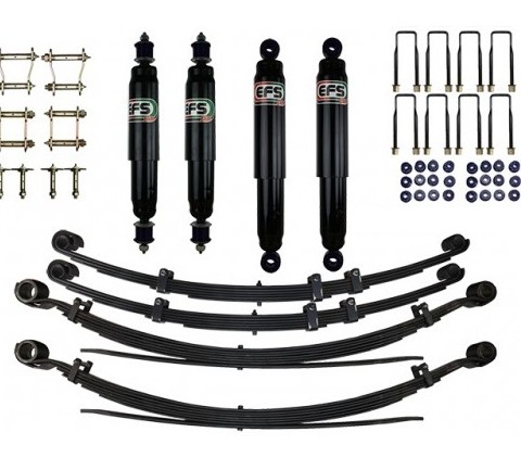 EFS felfüggesztés +40 mm futómű emelő készlet Nissan Patrol 160 rövid 3 ajtós 1980-1983 kereklámpás