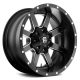 Alumínium felni 22x10 ET-24 6x139,7/6x135 D538 Maverick Matte Black Milled Fuel