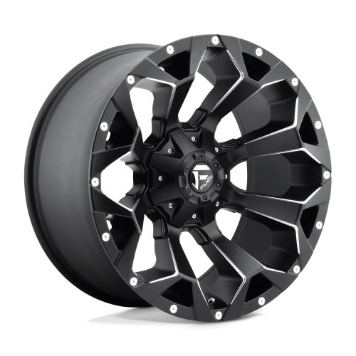 Alumínium felni 17x8.5 ET25 5x108/5x127 D546 Assault Matte Black Milled Fuel