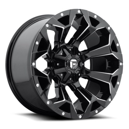 Alumínium felni 17x9 ET-12 5x127/5x114.3 D576 Assault Gloss Black Milled Fuel