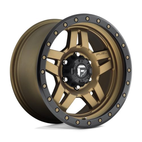 Alloy Wheel 17x8.5 ET-6 5x127 D583 Anza Matte Bronze Black Bead Ring Fuel