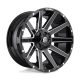 Alumínium felni 18x9 ET-12 5x114.3/5x127 D615 Contra Gloss Black Milled Fuel