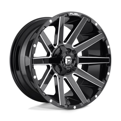 Alumínium felni 20x9 ET2 6x135/6x139,7 D615 Contra Gloss Black Milled Fuel