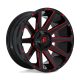 Alumínium felni 18x9 ET1 6x135/6x139,7 D643 Contra Gloss Black RED Tinted Clear Fuel