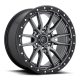 Alumínium felni 20x9 ET1 5x127 D680 Rebel 6 Matte Gun Metal/Black Ring Fuel