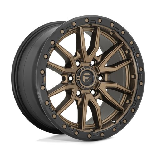 Alloy Wheel 18x9 ET1 6x139.7 D681 Rebel Matte Bronze Black Bead Ring Fuel