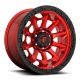 Alumínium felni 18x9 ET1 5x127 D695 Covert Candy RED Black Bead Ring Fuel