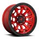 Alumínium felni 18x9 ET1 6x139,7 D695 Covert Candy RED Black Bead Ring Fuel