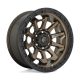 Alloy Wheel 18x9 ET-12 6x135 D696 Covert Matte Bronze Black Bead Ring Fuel