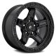 Alumínium felni 17x9 ET-12 5x127 D697 Kicker Matte Black Fuel