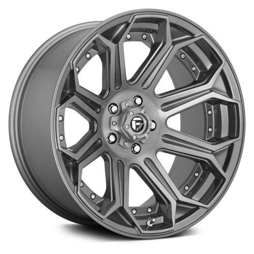 Alumínium felni 22x12 ET-44 6x139,7 D705 Siege Brushed Gun Metal Tinted Clear Fuel