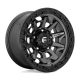 Alloy Wheel 17x9 ET1 5x127 D716 Covert Matte GUN Metal Black Bead Ring Fuel