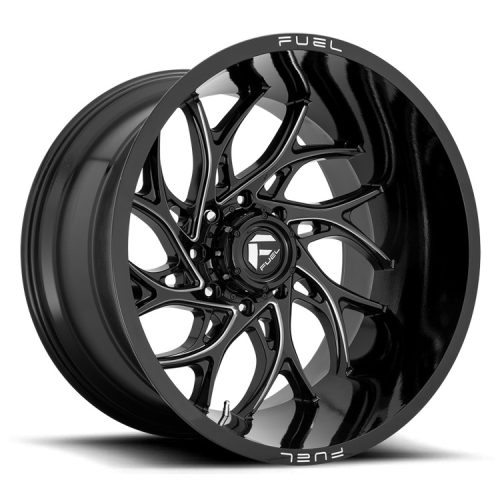 Alumínium felni 20x10 ET-18 6x135 D741 Runner Gloss Black Milled Fuel