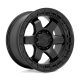 Alumínium felni 18x9 ET-12 6x139,7 D750 Block Matte Black W/ Black Ring Fuel