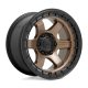 Alumínium felni 17x9 ET-12 5x127 D751 Block Matte Bronze W/ Black Ring Fuel