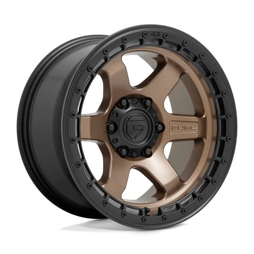 Alumínium felni 17x9 ET-12 6x139,7 D751 Block Matte Bronze W/ Black Ring Fuel