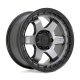 Alumínium felni 18x9 ET-12 5x127 D752 Block Matte Gunmetal W/ Black Ring Fuel