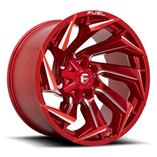 Alumínium felni 22x10 ET-18 6x135/6x139,7 D754 Reaction Candy RED Milled Fuel