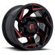 Alumínium felni 20x9 ET20 5x114.3/5x127 D755 Reaction Gloss Black/Red Tint Fuel