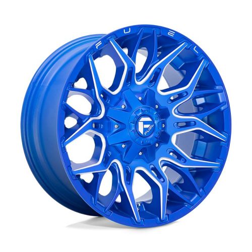 Alumínium felni 20x10 ET-18 6x135/6x139,7 D770 Twitch Anodized Blue Milled Fuel