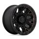 Alumínium felni 17x9 ET1 5x127 D824 Traction Matte Black W/ Double Dark Tint Fuel