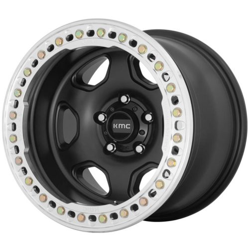 Alumínium felni 17x9 ET-38 5x127 KM233 Hex Satin Black Beadlock KMC