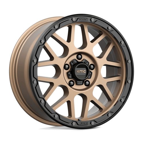 Alumínium felni 18x8.5 ET35 5x127 KM535 Grenade Off-road Matte Bronze W/ Matte Black LIP KMC