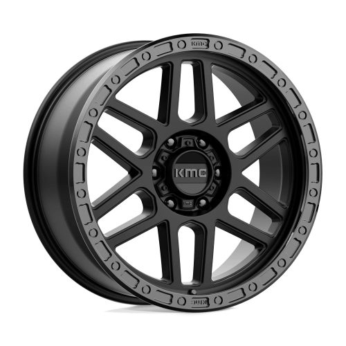 Alumínium felni 20x9 ET18 6x114.3 KM544 Mesa Satin Black W/ Gloss Black LIP KMC