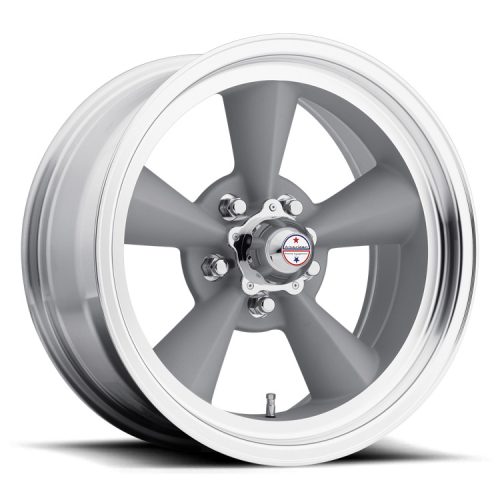 Alumínium felni 15x8.5 ET-24 5x114.3 VN309 TT O Vintage Silver W/ Machined LIP American Racing