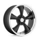 Alumínium felni 18x9.5 ET-4 5x114.3 VN338 Boss TT Textured Black W/ Diamond CUT LIP American Racing