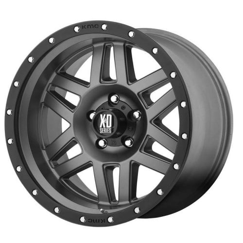 XD alu disky 17x8.5 ET0 5x127 XD128 Machete Matte Gray/Black Ring