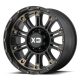 Alumínium felni 20x10 ET-24 6x139,7 XD829 Hoss II Satin Black/Machined Dark Tint XD Series