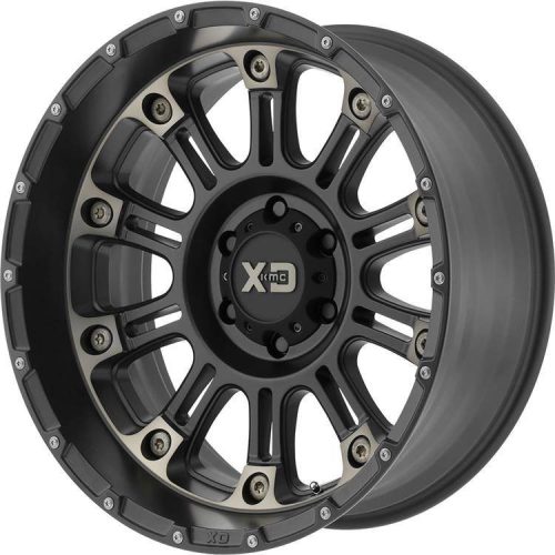 Alumínium felni 20x9 ET18 6x139,7 XD829 Hoss II Satin Black/Machined Dark Tint XD Series