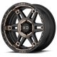 Alumínium felni 20x10 ET-18 6x139,7 XD840 Spy II Satin Black/Dark Tint XD Series