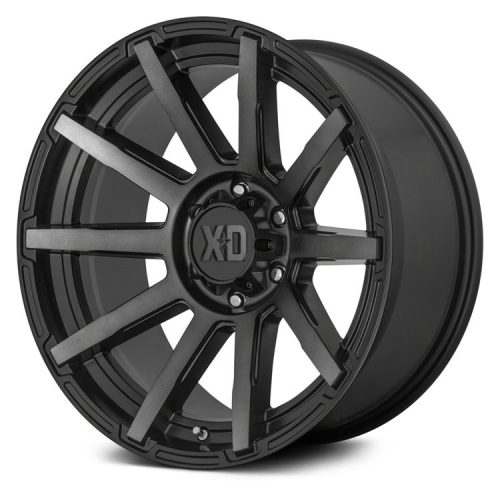 Alumínium felni 20x10 ET-18 6x139,7 XD847 Outbrake Satin Black/Gray Tint XD Series