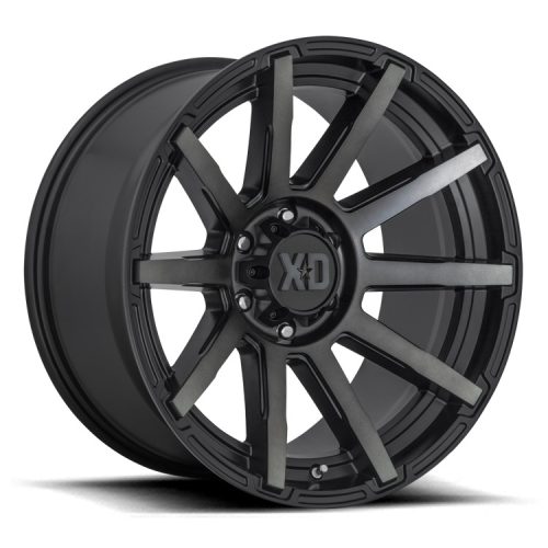 Alumínium felni 20x9 ET18 8x165.1 XD847 Outbreak Satin Black W/ Gray Tint XD Series