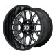 Alumínium felni 22x10 ET-18 6x139,7 XD849 Grenade 2 Gloss Black Milled XD Series