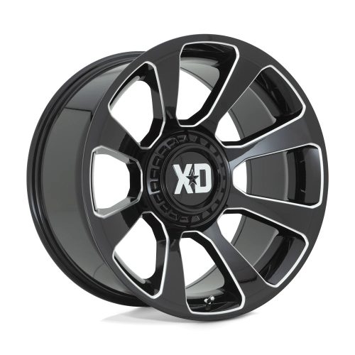 Alumínium felni 20x9 ET18 6x135/6x139,7 XD854 Reactor Gloss Black Milled XD Series